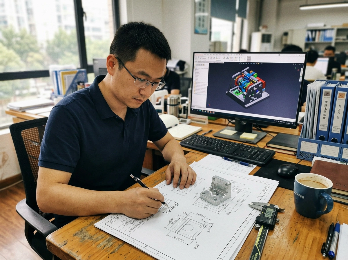Engineering review of drawings and models for CNC manufacturing