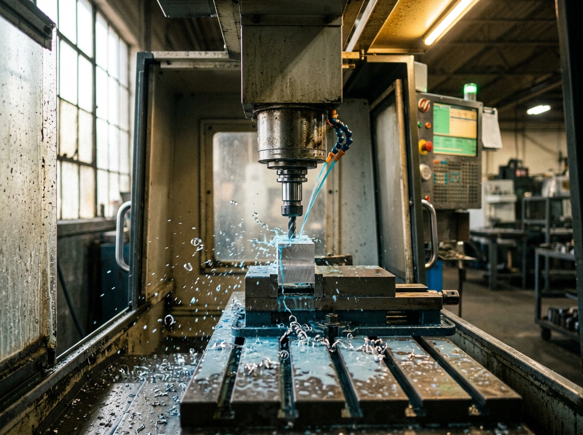 CNC machining production environment for OEM precision metal and plastic parts