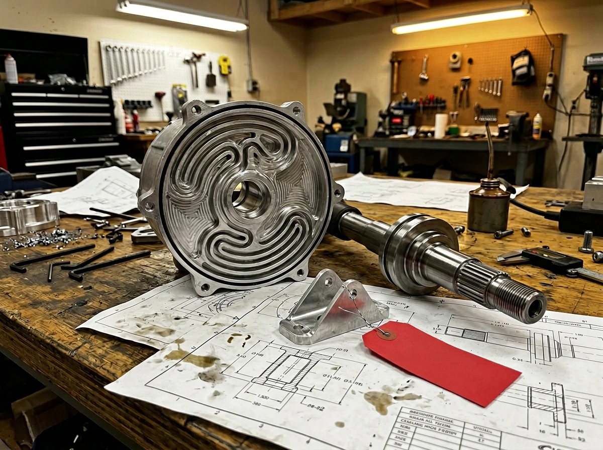 CNC machined automotive prototype components for OEM and EV programs