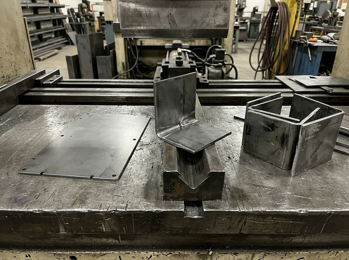 Sheet metal blank and bent bracket for OEM fabrication