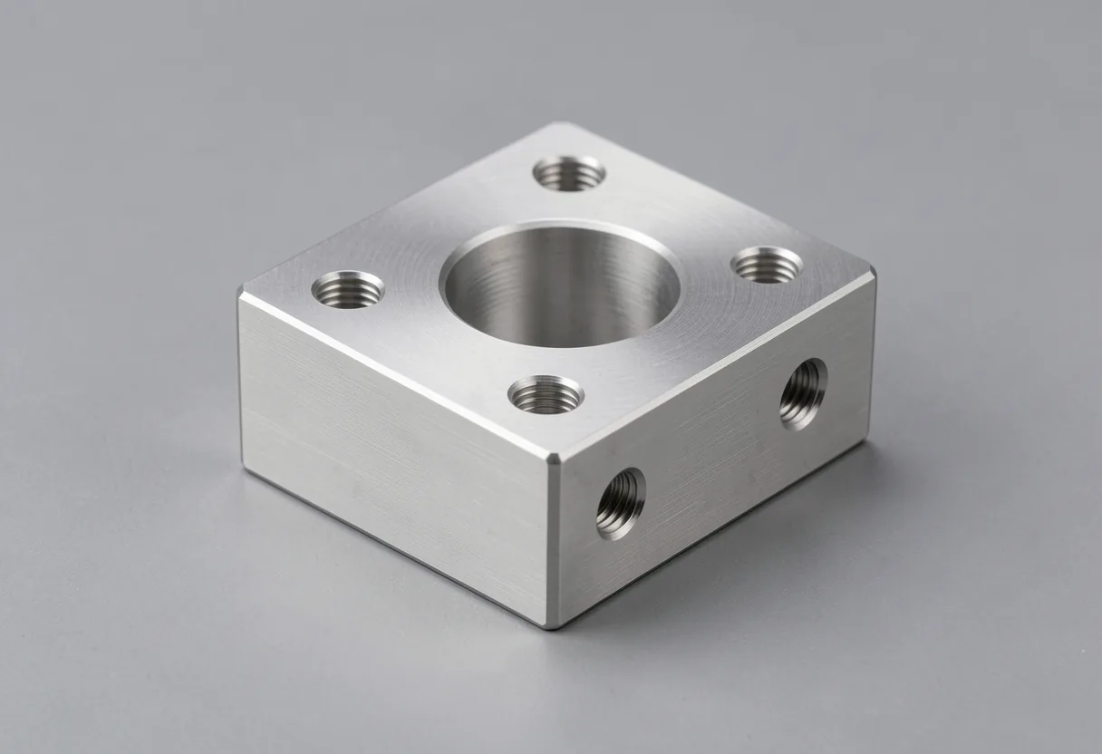 Passivated stainless steel machined part