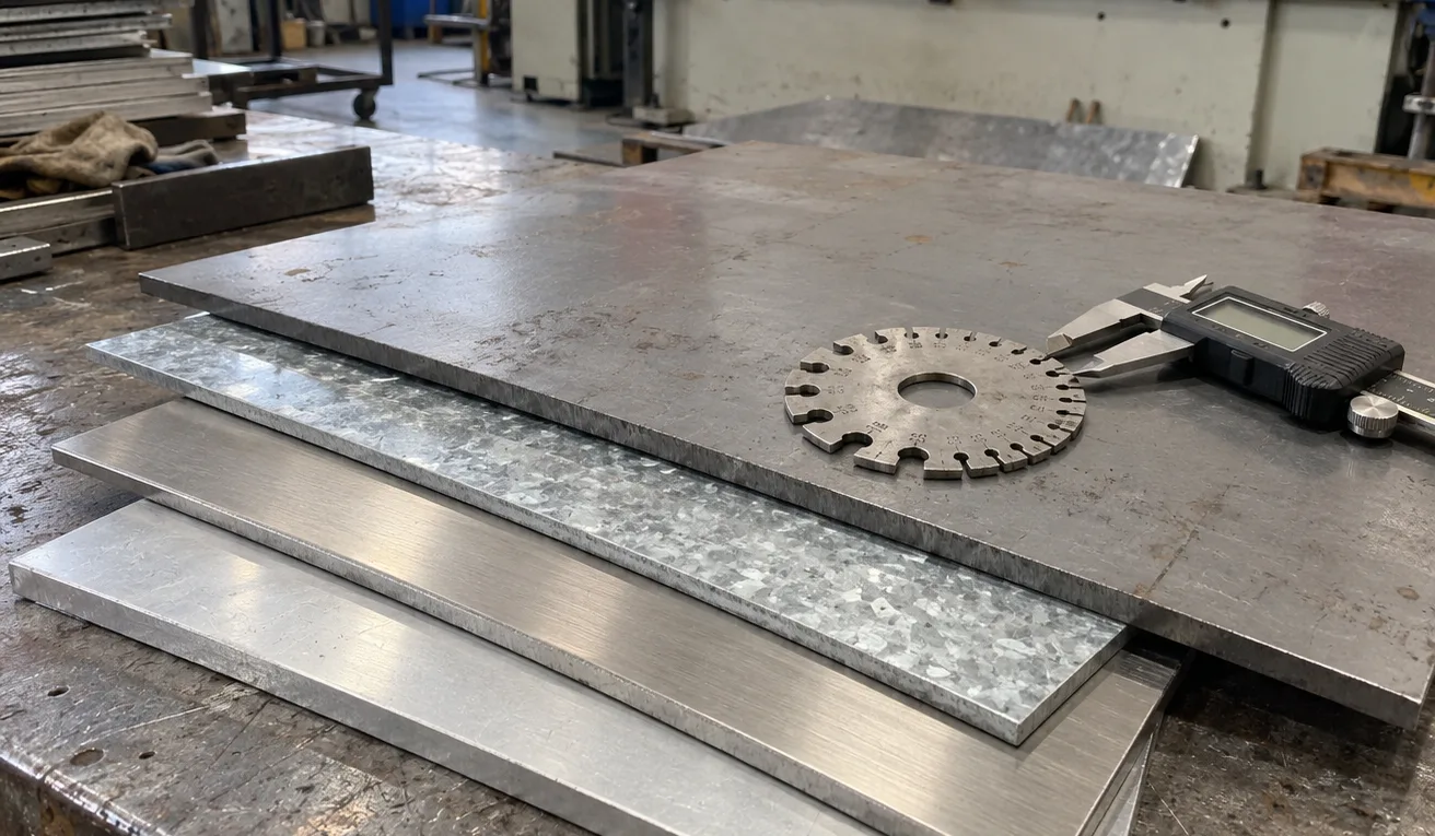 Sheet Metal Gauge Chart: Steel, Stainless and Aluminum Gauge to mm