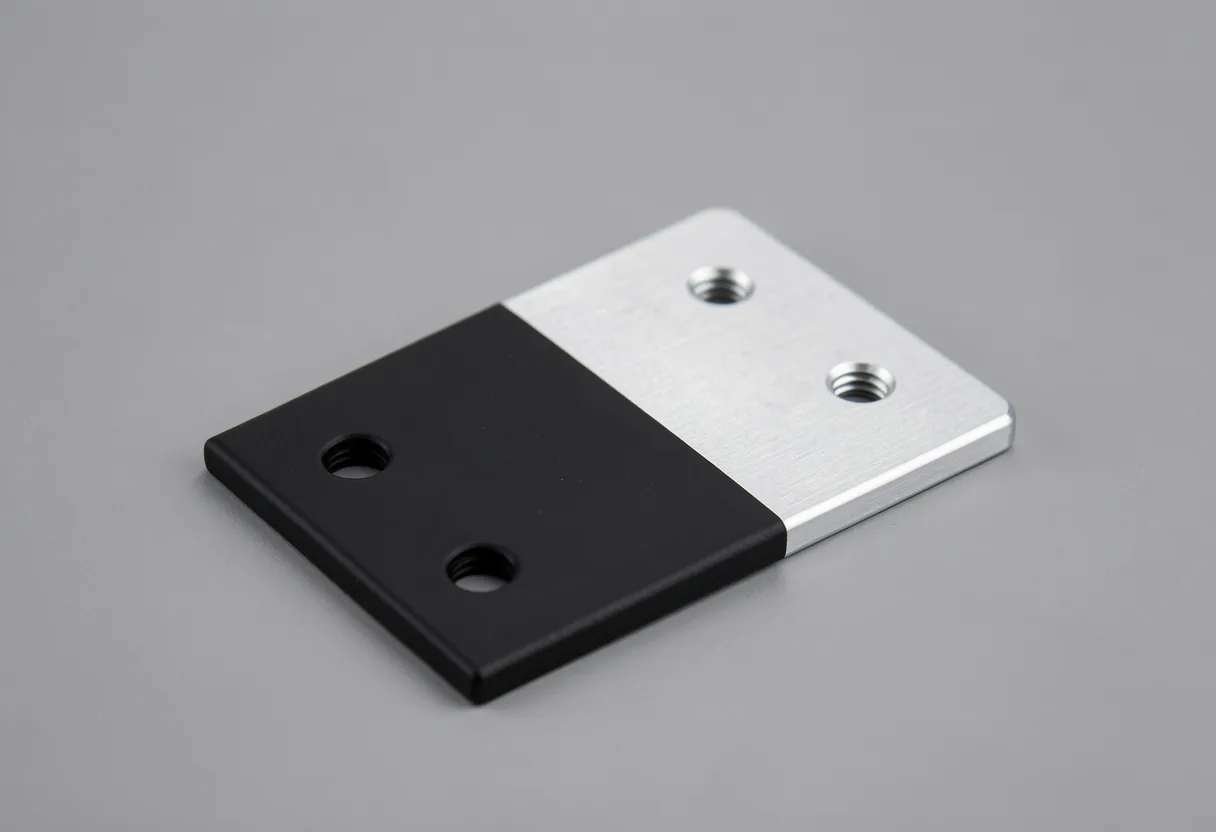 Sheet metal part with selective powder coat finish
